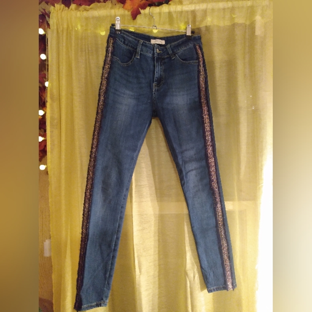 Redial Paris Jeans Embroidered Size M/EU38